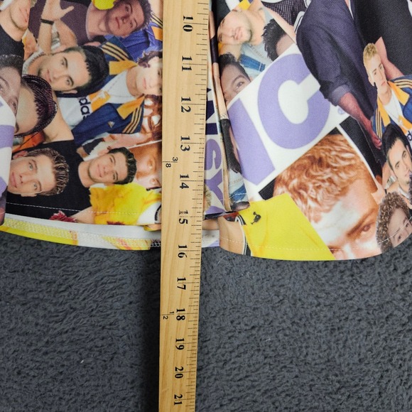 O-Mighty NSYNC Band Photo‎ Collage Mini Skirt XS/S Pop Culture 90s Aesthetic - Picture 5 of 10